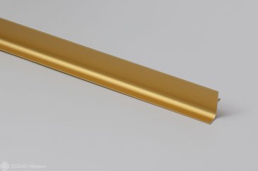 Вертикальный профиль 901009 для фасадов без ручек (46х22 мм), золото, 3 м.