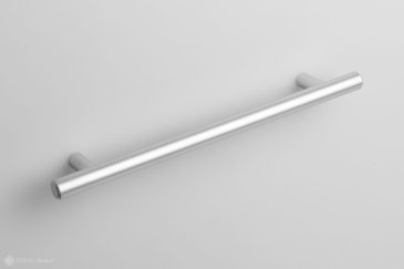 RR002 мебельная ручка-релинг 160 мм сатиновый хром