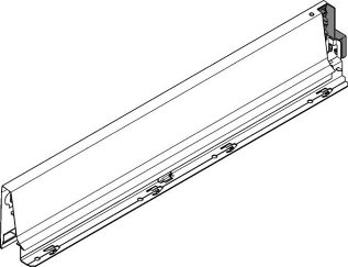 TANDEMBOX intivo/antaro, царга М 83/450мм, белая, лев.