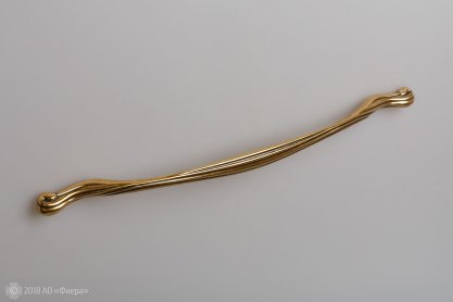 Barocca мебельная ручка-скоба 256-320 мм состаренное золото