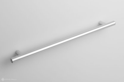 RR002 мебельная ручка-релинг 224 мм сатиновый хром