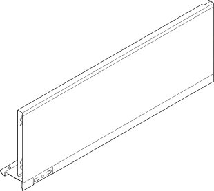 Царга LEGRABOX pure, высота C (177 мм), НД=450 мм, правая, серый орион