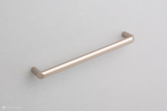 1457 мебельная ручка-скоба 160 мм никель сатиновый матовый