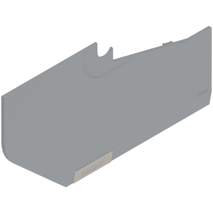 AVENTOS HS, заглушка основная серая, лев.