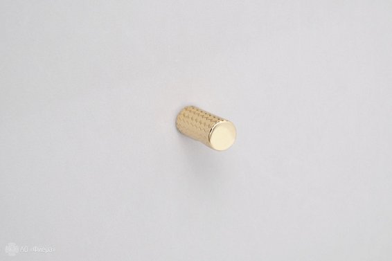 Trama мебельная ручка-кнопка золото глянцевое