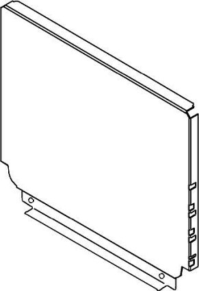 TANDEMBOX, задняя стенка D (224мм), ширина 600мм, белая