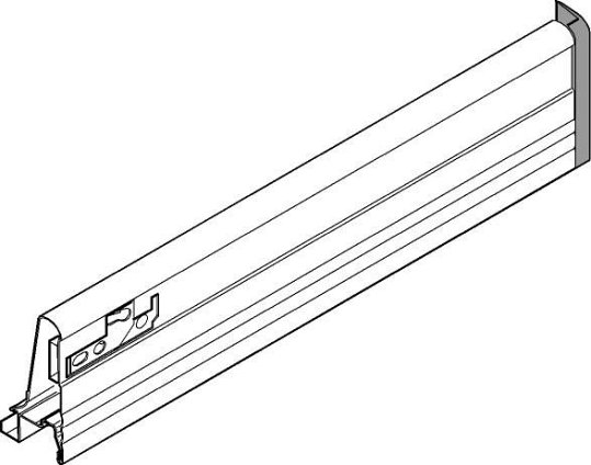 TANDEMBOX, царги М 83/650мм, серая, комплект