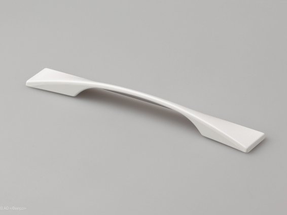 Musa мебельная ручка-раковина 128 мм белый глянец