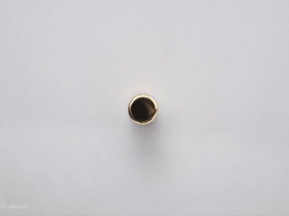 Trama мебельная ручка-кнопка золото глянцевое