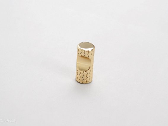 Trama мебельная ручка-кнопка золото глянцевое