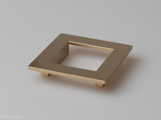 WMN300 ручка-кнопка 64 мм квадрат 90 мм латунь galver