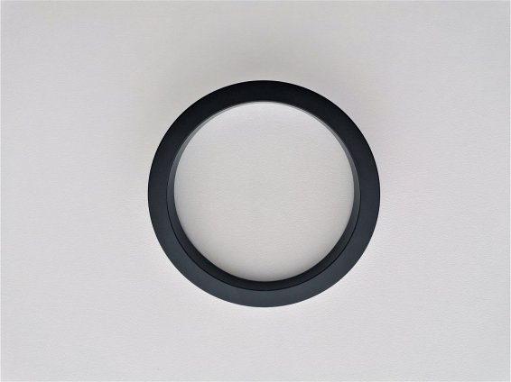 WMN317 ручка-кольцо 64 мм D100 мм черный матовый