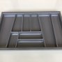 Лоток для столовых приборов Trend II, в ящик 800/500, серый орион матовый