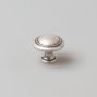 WPO2025 мебельная ручка-кнопка диаметр 30 мм состаренное серебро