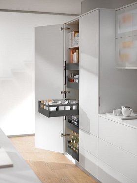 Внутренний ящик TANDEMBOX antaro TIP-ON BLUMOTION (высота C 192, глубина 300 мм, до 10 кг), серый орион