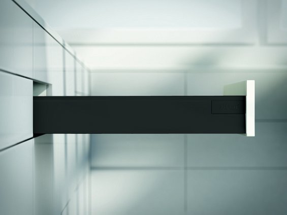 Ящик TANDEMBOX antaro с TIP-ON BLUMOTION (высота М 98,5, глубина 500 мм, вес ящика от 10 до 30 кг), крепление под саморезы, черный