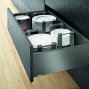 Ящик LEGRABOX pure (высота C 177, глубина 270 мм), для тонких фасадов, серый орион