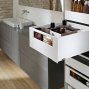 Внутренний ящик LEGRABOX pure TIP-ON BLUMOTION (высота C 177, глубина 500 мм до 40 кг), терра-черный