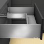 Ящик под мойку LEGRABOX pure TIP-ON BLUMOTION (высота C 177, глубина 500 мм, до 40 кг), терра-черный
